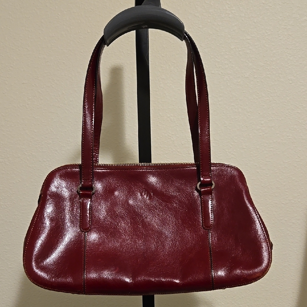 Monsac Burgandy Shoulder Bag